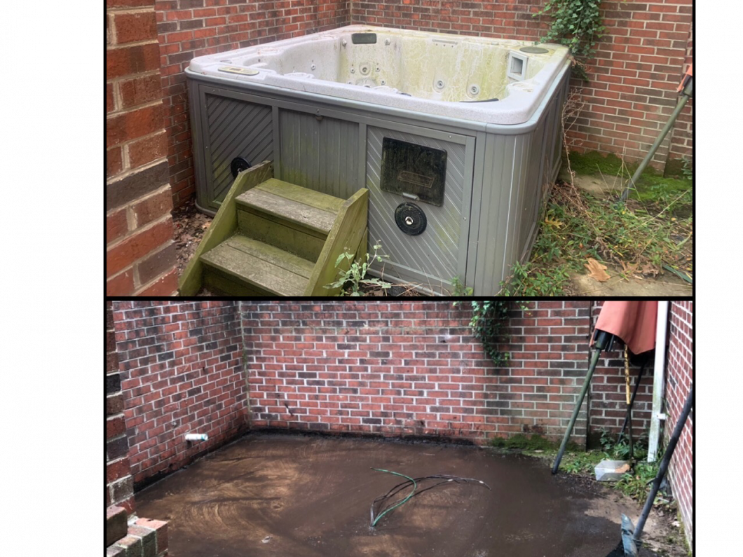Hot Tub Removal Evolution Disposal