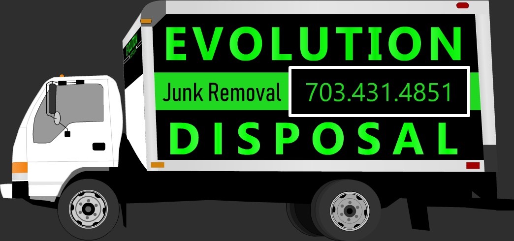 junk removal truck in winchester virginia.