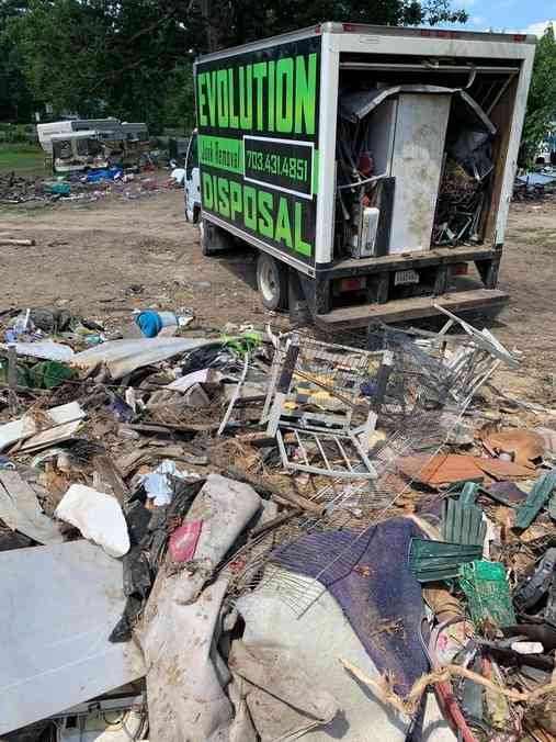 Junk Removal Photos Winchester & Leesburg, VA Evolution Disposal